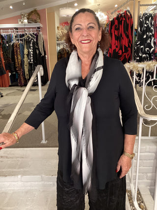 AUDRY BLACK SCARF
