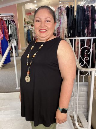 REANNA TANK - BLACK