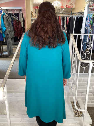 LONG ASYM TUNIC - JADE
