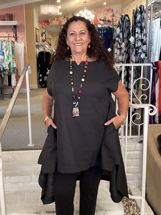 OVIA TUNIC - BLACK