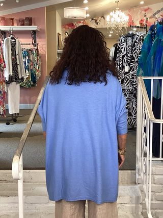 COTTON 2 PKT TUNIC - FORGET ME