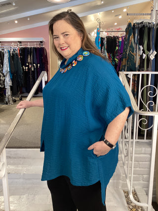ASYM TUNIC - RAIN FOREST