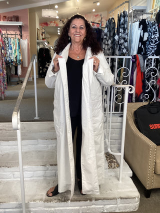 OCYALE LONG JACKET - NATURAL