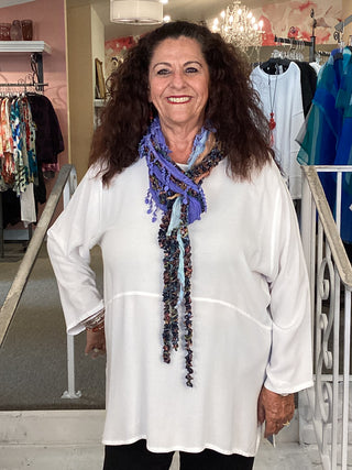 2325 Long Sleeve Top - White