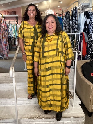 ORIA DRESS - CURRY