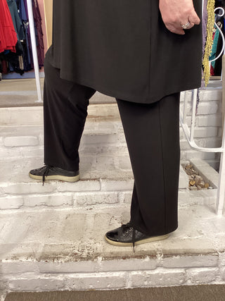 STRAIGHT LEG PANT - BLACK