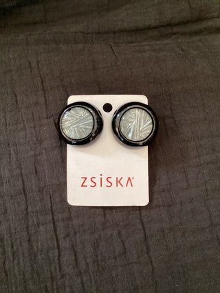 BUTTON EARS - BLK/SILVER