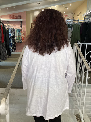 PATCH POCKET TUNIC - WHITE