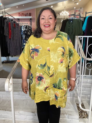 FLOWER TOP - MUSTARD