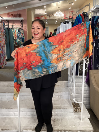 Silk Scarf - Glade