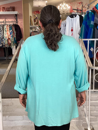 2626 LAYER TUNIC - AQUA