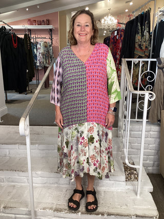 172B BOHEME MIX DRESS