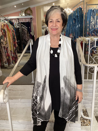 ABSTRACT PAINTED VEST