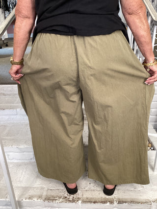 2 POCKET PANTS - OLIVE