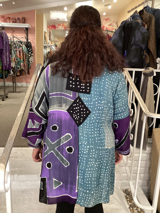 KIANA 3/4 TUNIC - PURP PRIMATI