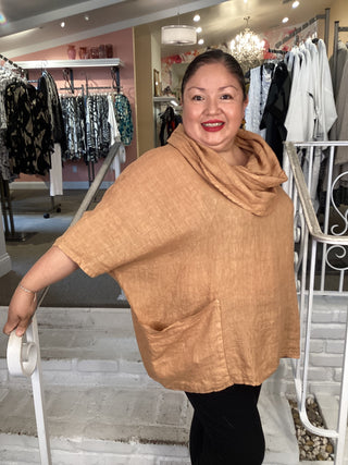 COWL TURTLE - TAN