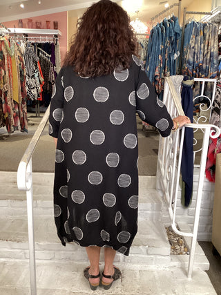 DRESS - BLACK DOT