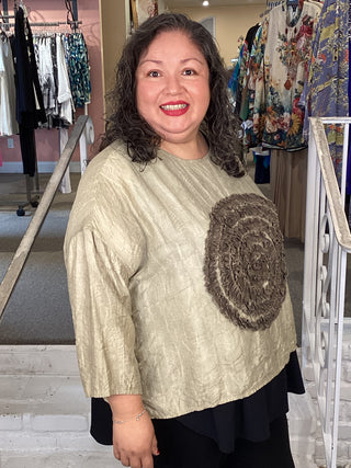FT1519 CIRCLE TOP - BEIGE