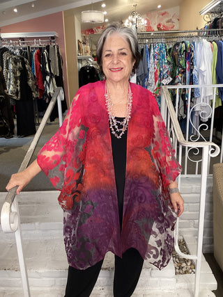 #138 KIMONO HAND DYED