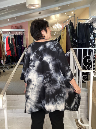JOJO TUNIC - MARBLE BLACK