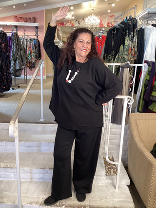 ALMA TUNIC  - BLACK