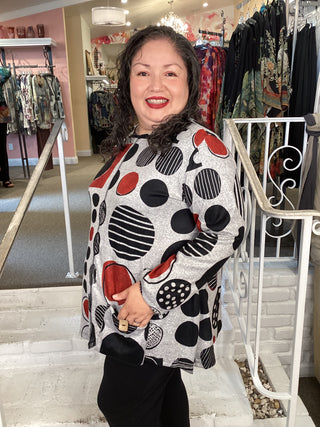 FRENCH BRUSH PKT TUNIC - BIMBA