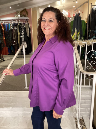 BLOUSE - PURPLE TOPAZ