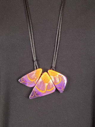 13 FLORA 3 BEAD PURPLE