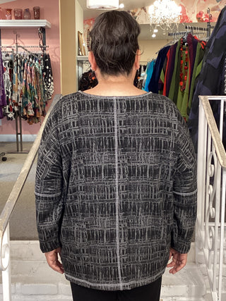 CONTRAST TUNIC - GREY CITY