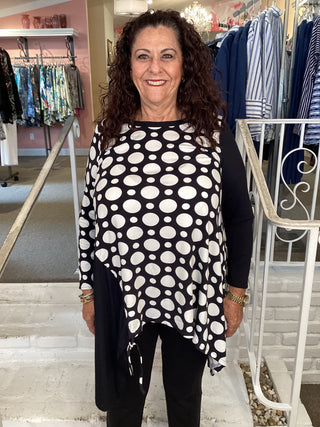 ASYMETRIC DOT TUNIC