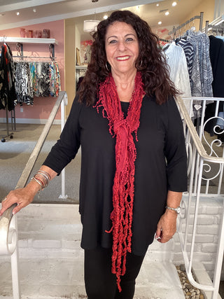 MIX SCARF - 12 RED