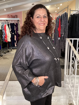 AT715S ROXY TUNIC - SILVER