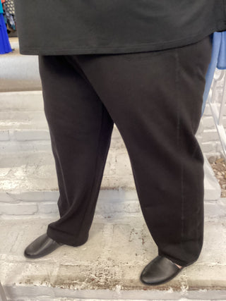 CHRISTINE FLEECE PANT - BLACK