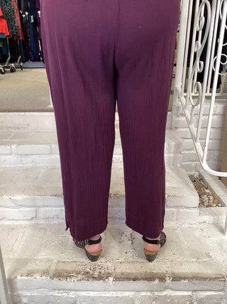 FIONA CROP PANT - AMETHYST