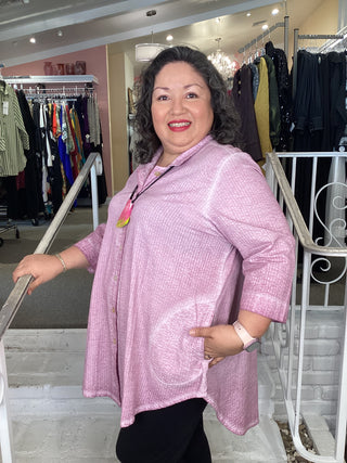AMBER BLOUSE - ROSE