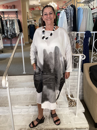ONE SIZE DRESS - WHITE