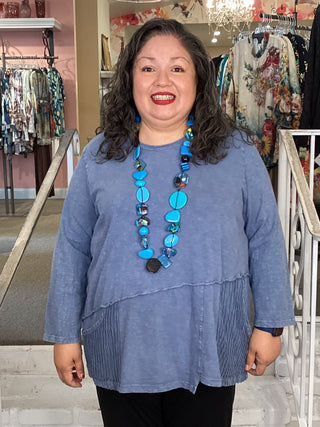 Wave Tunic - Vintage Denim