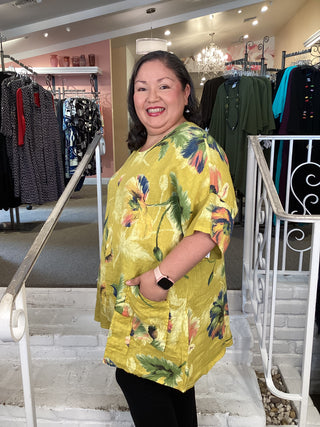 FLOWER TOP - MUSTARD