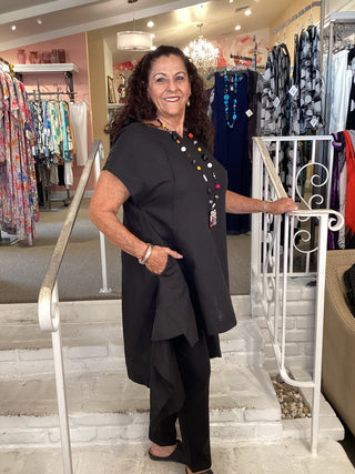 OVIA TUNIC - BLACK