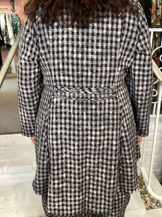 GT1591 CHECK BUTTON TUNIC