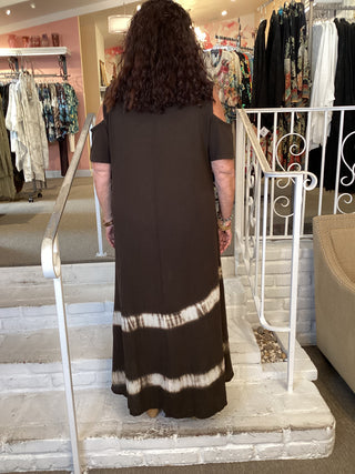 Dana Wave Dress - Espresso
