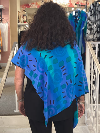 SCONCHO CREPE - BLUE/TURQ