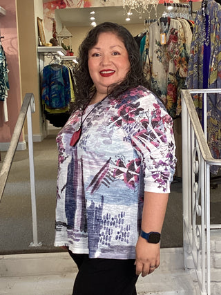 HI LOW V TUNIC - FAY