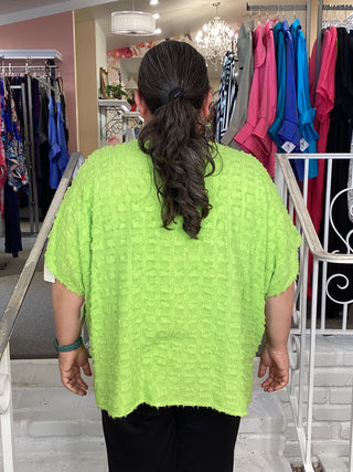 Eyelash Top - Lime