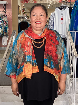 Silk Scarf - Glade