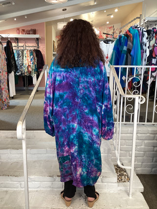 229 CREPE GAIA DUSTER DRESS