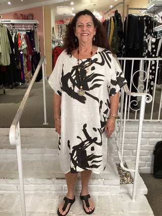TURTLE DRESS - WHITE