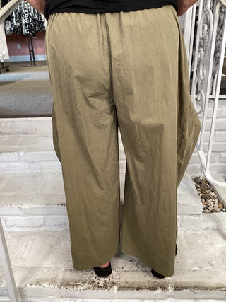 2 POCKET PANTS - OLIVE