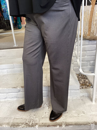 SASHA PANT - HOUNDSTOOTH