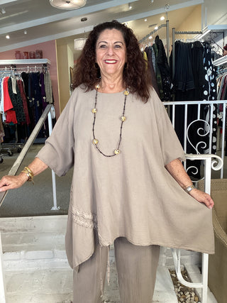JOJO TUNIC - TAUPE